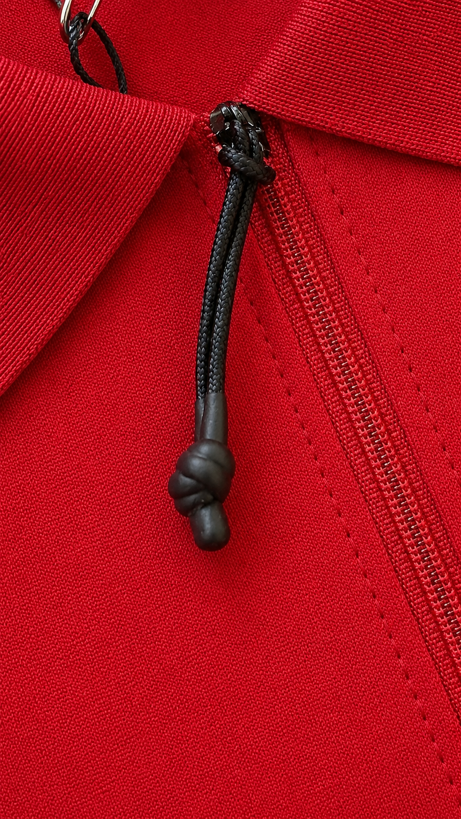 Premium Red Zip Polo T-Shirt for Men | Luxury Half-Zip Casual Tee