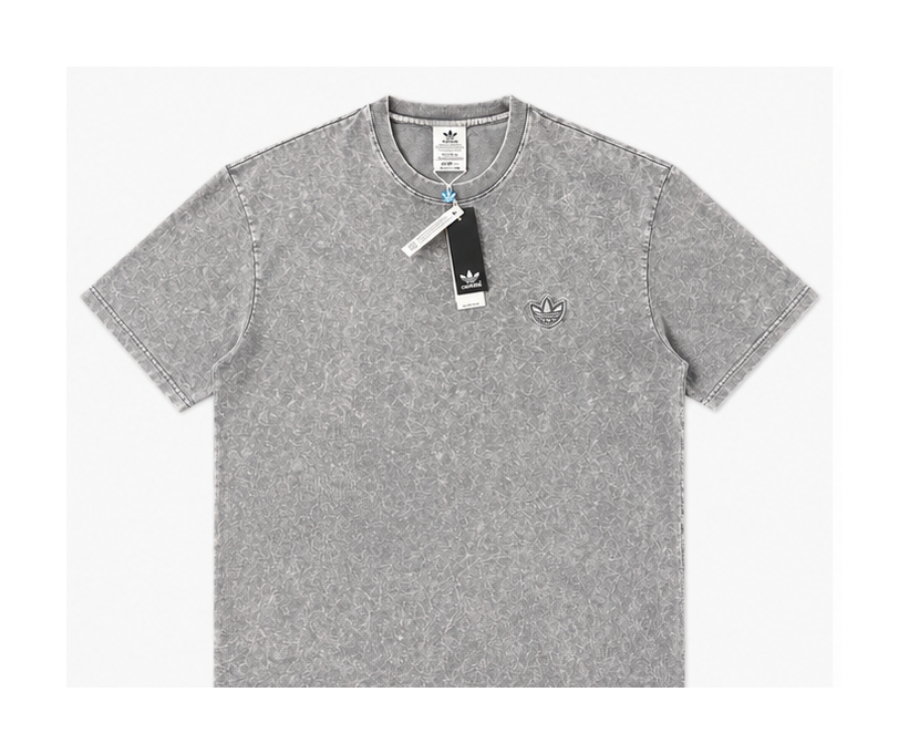 Vintage Acid Wash Oversized T-Shirt – Unisex Streetwear Tee | Washed Grey