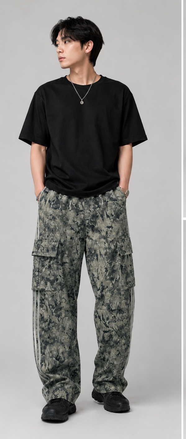 Urban Shadow Camo Cargo Pants – Streetwear Edition